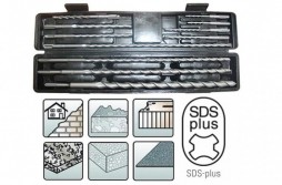 PROFESSIONAL 8Pcs Electric SDS PLUS Hammer Drill Bits Sets
