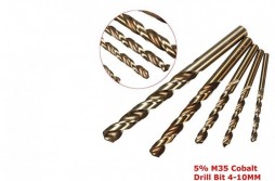 5pcs CobaltHSS Twist Drill Sets